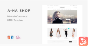 A-ha Shop | Minimal Elegant eCommerce HTML Template