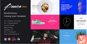 Beavis - Multi-Concept HTML5 Coming Soon Template