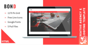 Bond - Creative Agency & Blogging HTML Template