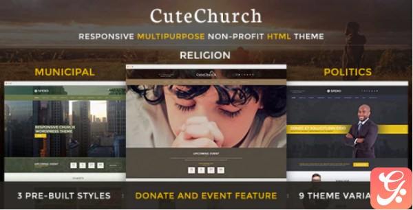 CuteChurch %E2%80%94 Religion Responsive HTML Theme
