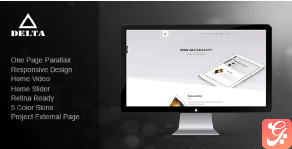 Delta Responsive One Page Parallax Template