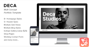 Deca - Creative Multi Concept Portfolio Template