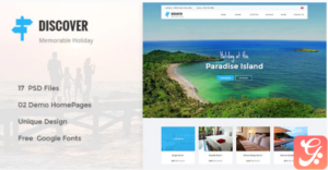 DISCOVER - Countryside Hotel PSD Template