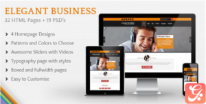 Elegant Business - Responsive HTML Template