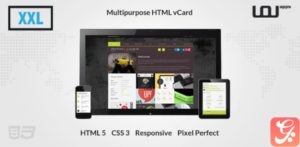 XXL - Multipurpose HTML vCard