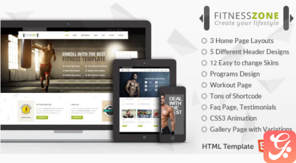 Fitness Zone Sports HTML Theme