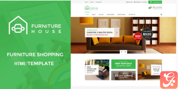 Furniture House - eCommerce Shop HTML Template