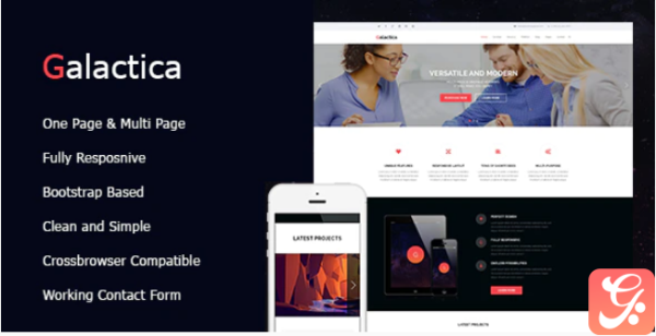 Galactica Premium HTML Theme