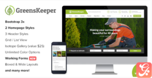 GreensKeeper - Gardening & Landscaping Responsive HTML5 Template