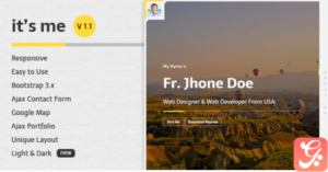 It's Me - Personal Resume and Portfolio