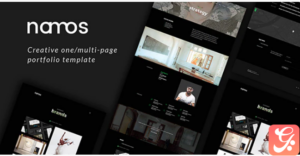 Namos - Creative One/Multi-Page Portfolio Template