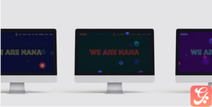 Nana – Minimalistic One-Pager With Animated Background