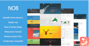 NO8 HTML - Creative Agency Portfolio Theme
