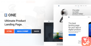 One - Product Landing Page