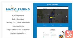 Max Clean - Cleaning Business HTML Template