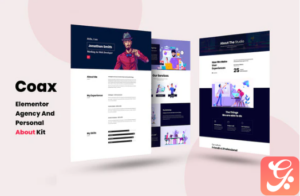 Coax - Agency And Personal About Us Elementor Template Kit
