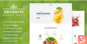 Organive - Organic Store & Eco Food Products HTML5 Template