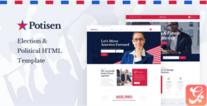 Potisen - Election & Political HTML Template