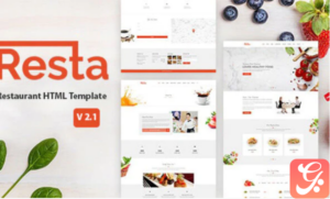 Resta - Restaurant HTML Template