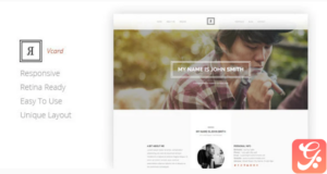 RIVAL One Page Vcard Template