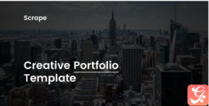 Scrape - Creative Portfolio Template