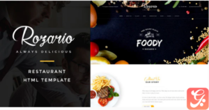 Rozario - Restaurant & Food HTML Template