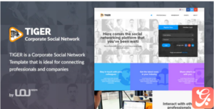 Tiger - Corporate Social Network Template