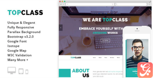 Top Class - Multipurpose HTML5 Responsive Template