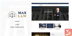 Max Law - Lawyer & Attorney HTML Template