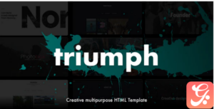 Triumph - Creative Multipurpose One Page HTML Template