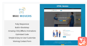 Max Movers - Responsive HTML Template