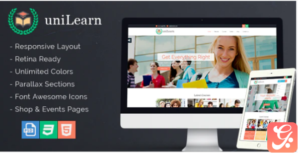 UniLearn Education and Courses Template