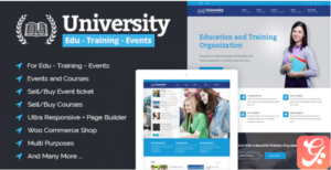 University - Education, Event and Course HTML Template