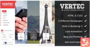 Vertec - Creative Portfolio Template