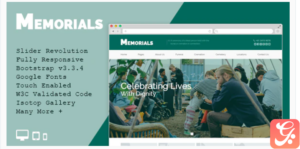 Memorials - Funeral & Cemeteries HTML5 Template