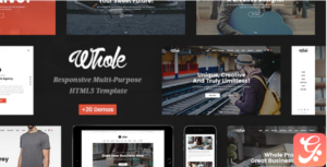 Whole - Responsive Multi-Purpose HTML5 Template