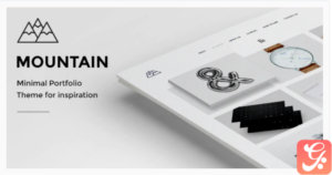 Mountain - The Minimal Portfolio Template for Inspiration