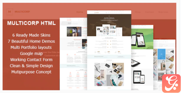 Multicorp Clean Agency HTML Theme