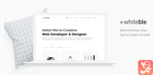 Whiteble - Minimal Portfolio, Agency, Shop, Creative HTML Template