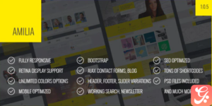 Amilia - Responsive Multi-Purpose Template