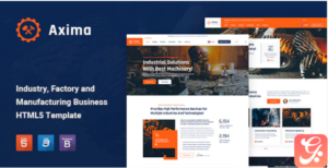 Axima - Factory and Industry HTML5 Template
