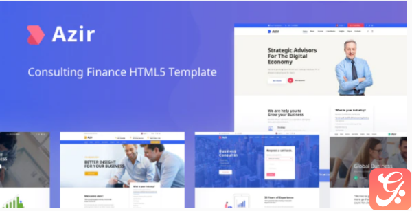 Azir Consulting Finance HTML5 Template