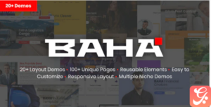 BAHA - Responsive Multi-Purpose HTML Template