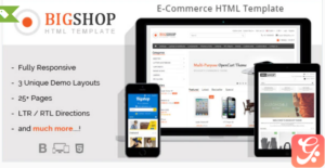 Bigshop - eCommerce HTML Template