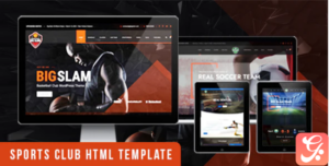 BigSlam Sport Clubs- HTML Template