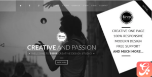 Birva Design : Creative One Page Theme