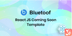 Bluetoof - React JS Coming Soon Template
