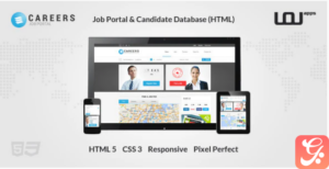 CAREERS - Job Portal & Candidate Database (HTML)
