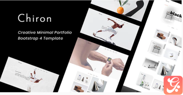 Chiron - Creative Minimal Bootstrap 4 Portfolio Template