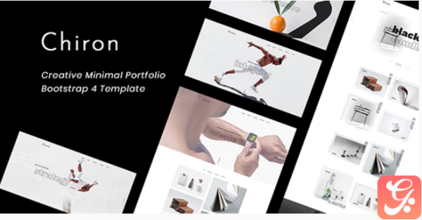 Chiron Creative Minimal Bootstrap 4 Portfolio Template